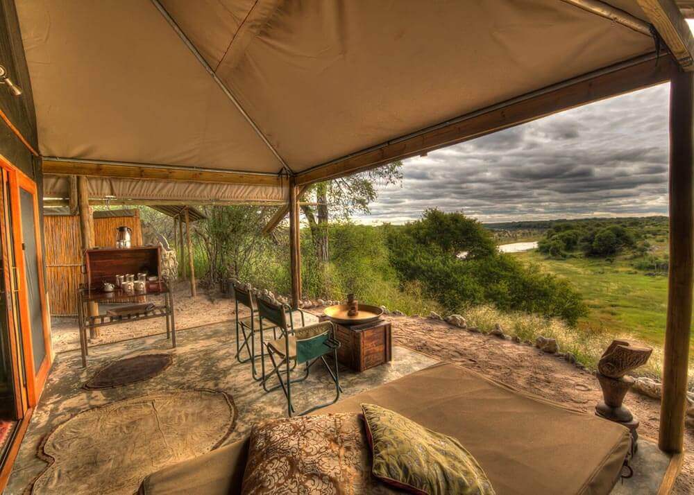 Meno-a-kwena-botswana View over the Makgadikgadi Pans in Botswana from the Meno a Kwena Tented Camp